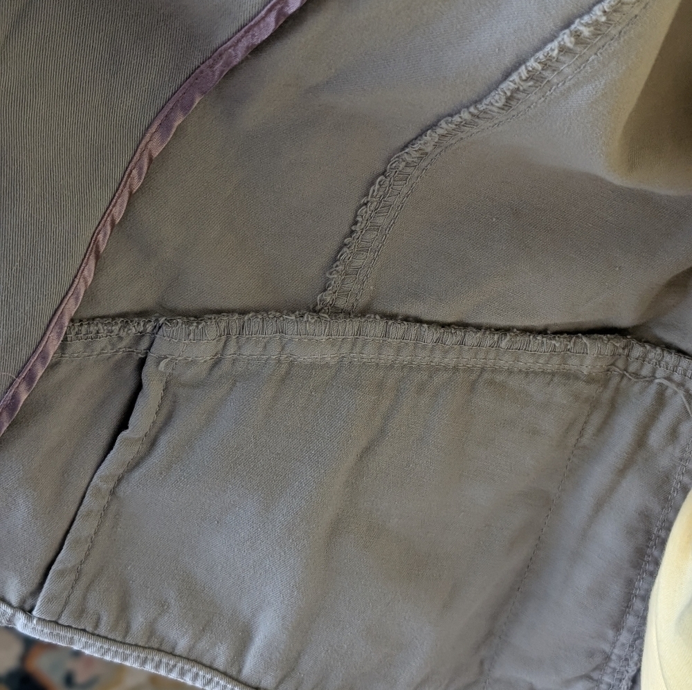 NWT Caribbean Joe Women's Size XL Cotton Button Down Long Sleeve Spring Jacket - Picture 8 of 16